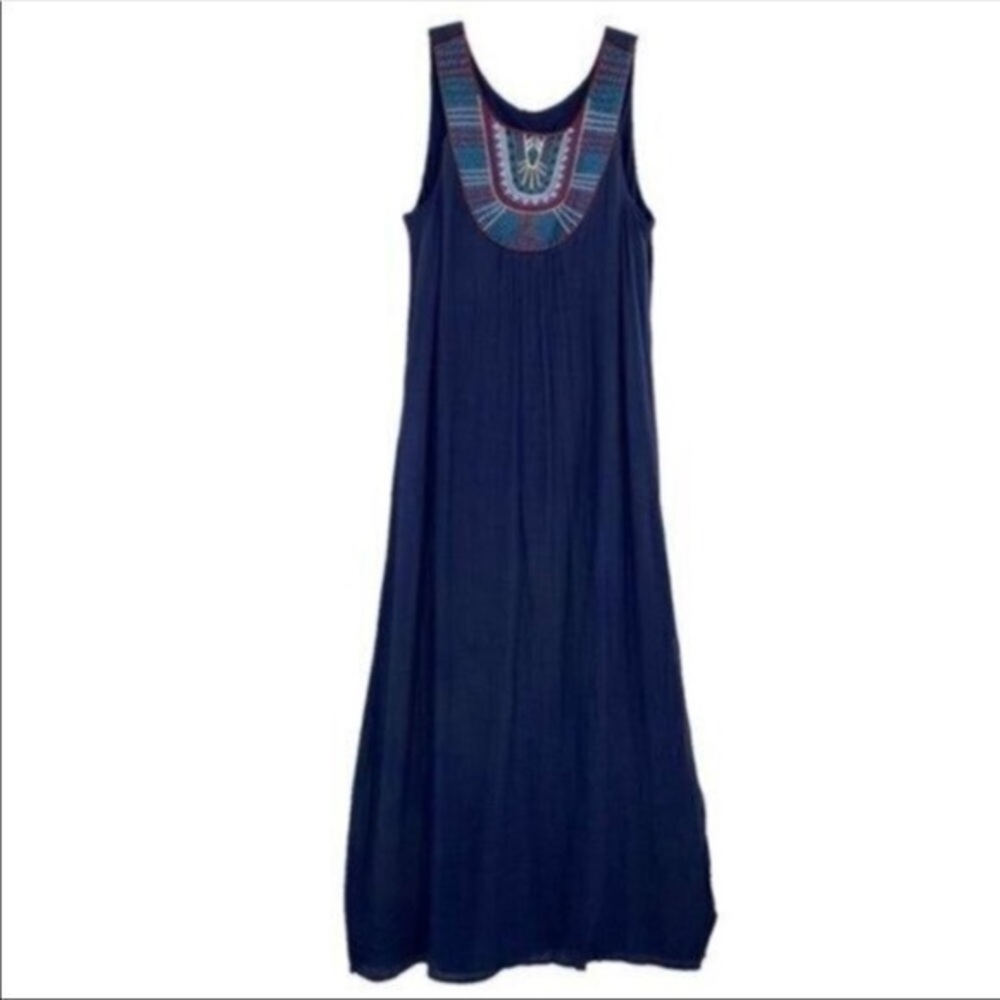 As U Wish Embroidered Boho Maxi Dress